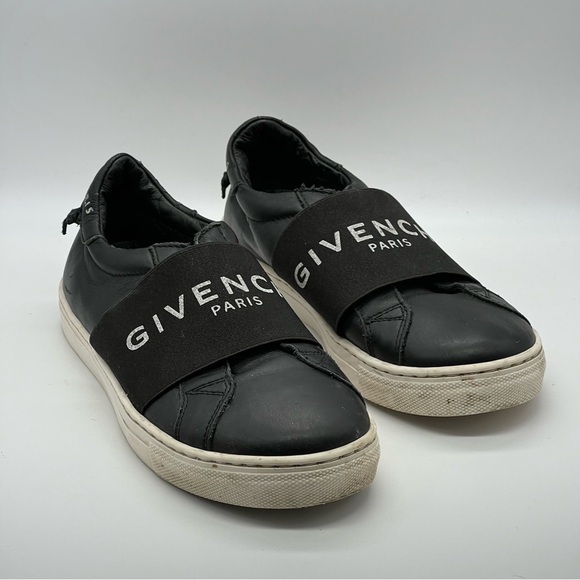 Givenchy Black & White Slip On Sneakers - Picture 2 of 10